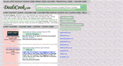 Desktop Screenshot of dealscook.com